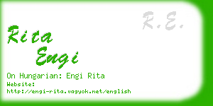 rita engi business card